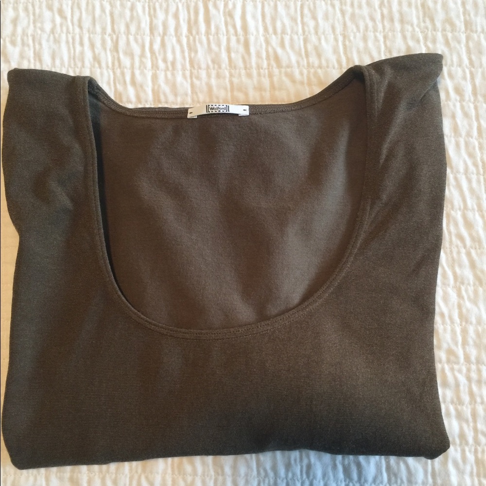 EUC Wolford bronze metallic body thong - Picture 8 of 14